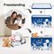 Winter Animals Storage Basket Christmas Snowman Penguin Gift Basket Kid Polar Bear Deer Owl Seal Nursery Bin Large Clothes Toy Book Shelf Basket Cube